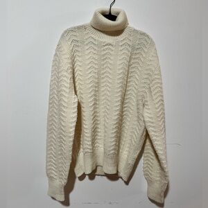 Vintage Cambridge Chunky Knit Turtle Neck Sweater
